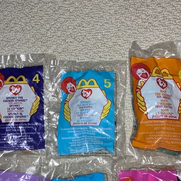 1999 Ty Beanie Babies X McDonalds Collection Of 12 IOP - Picture 4 of 10
